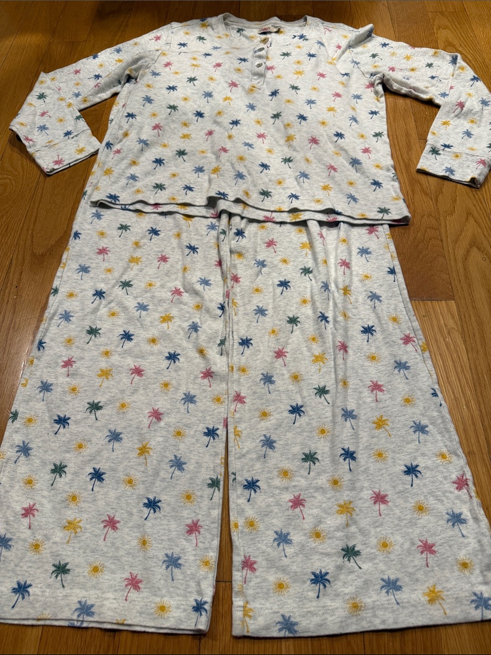 Faherty cloud sun coco pj set size small .